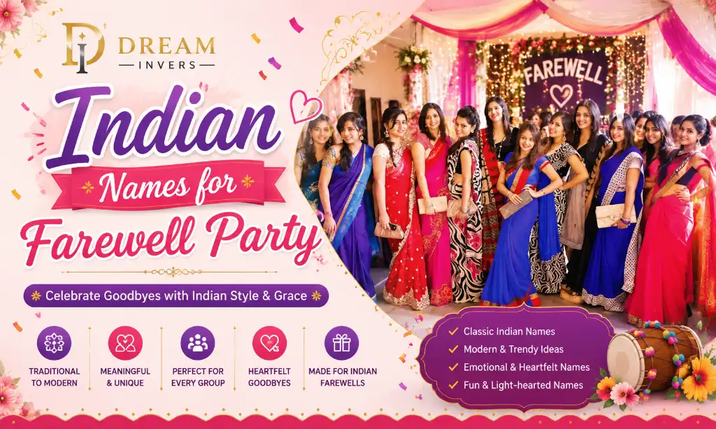 Indian Names for Farewell Party