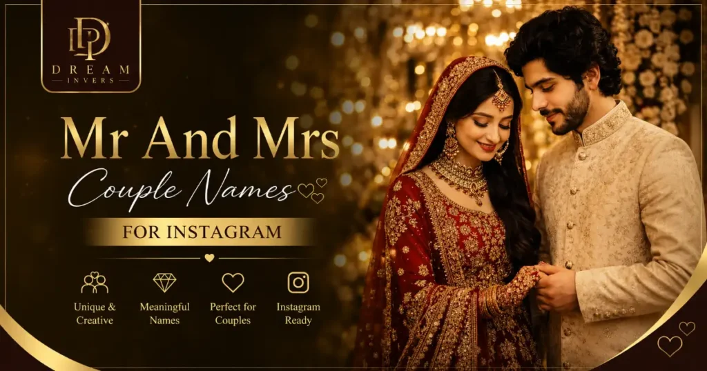 Mr And Mrs Couple Names For Instagram