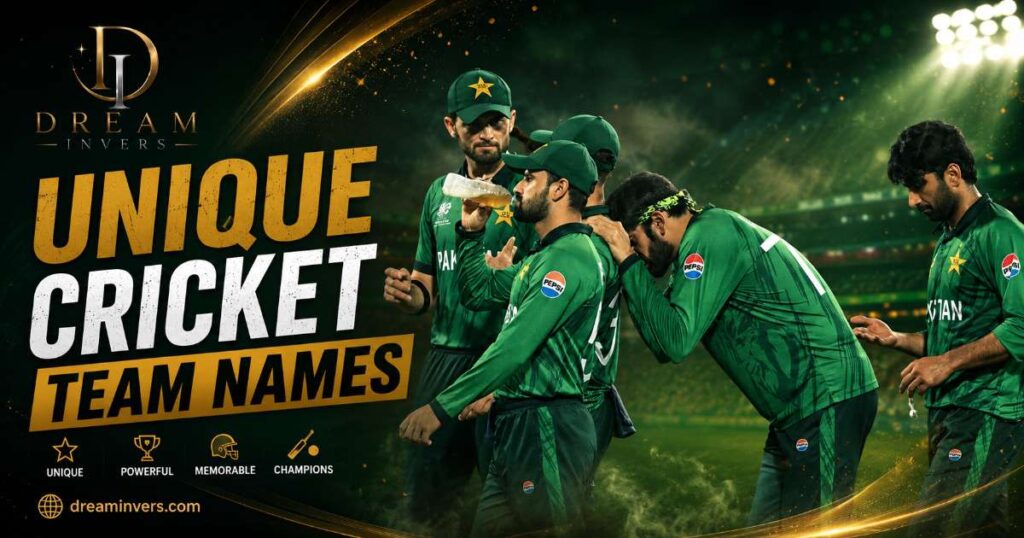Unique Cricket Team Names