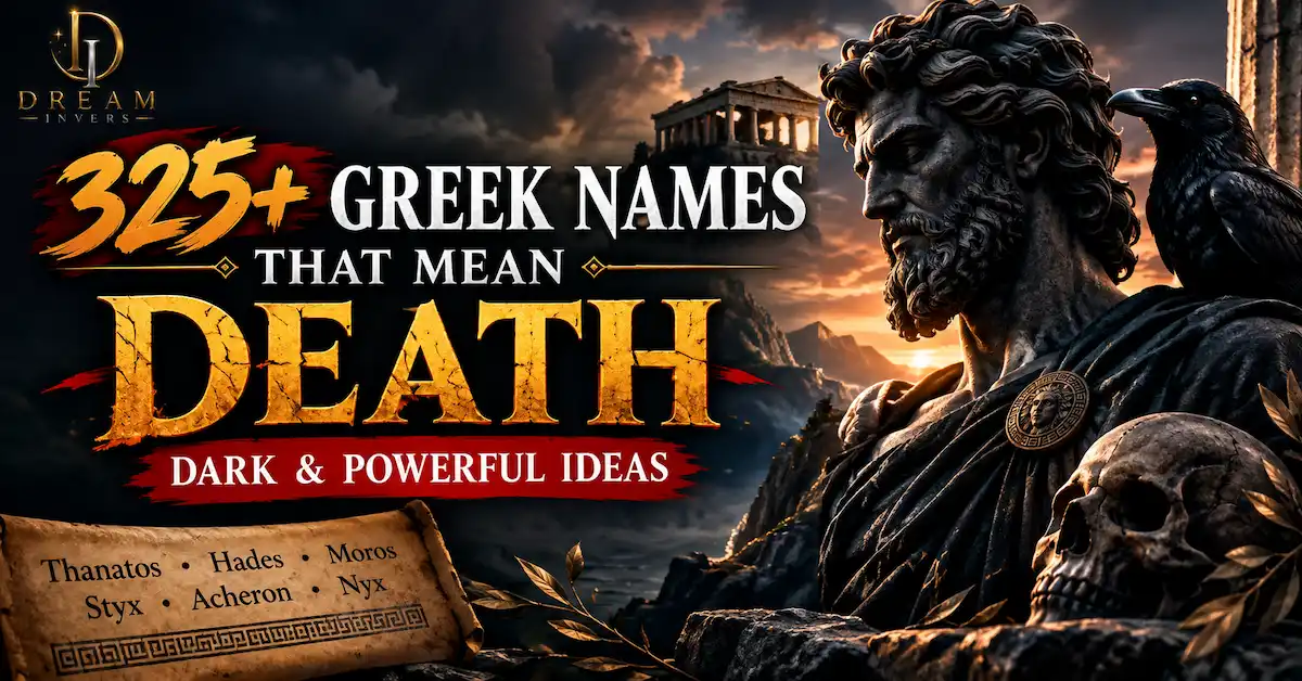 325+ Greek Names That Mean Death: Dark & Powerful Ideas